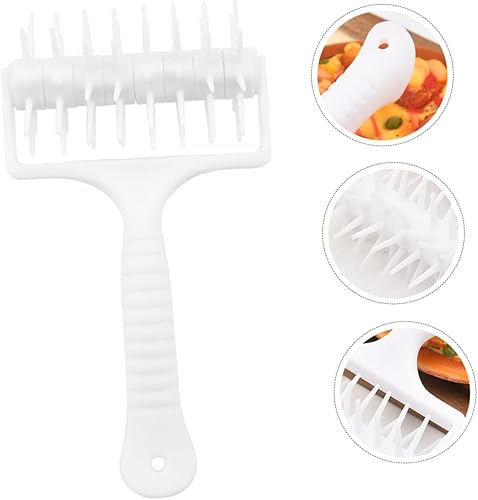 Miniatura 4 de Pizza Docker Roller Pastry Hole Puncher para hornear mango suave diseño para pizza y pastelería herramienta de cocina para panaderos