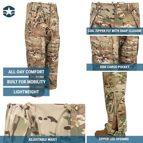 Image of Propper Men's Gen 2 Waterproof Adjustable Pants | Cargo Pocket, Rain Protection, Rain Pants for Outdoor Work
