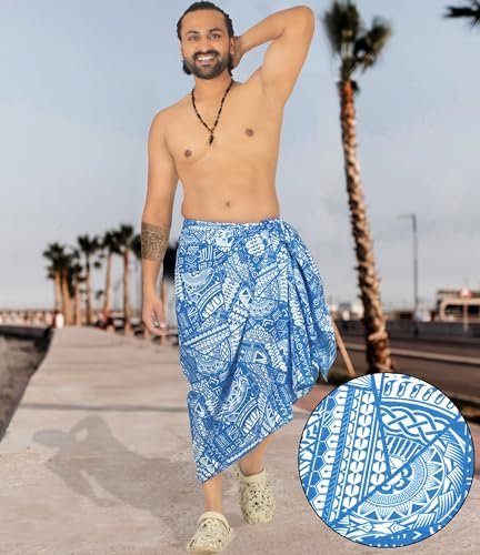 HAPPY BAY Men's Pareo Wraps Bath Swim Sarong Beach2