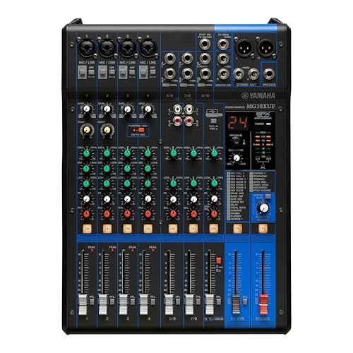 Yamaha MG10XUF console de mixage 10 canaux - vue 2