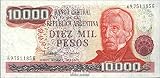pesos argentinos  Prophila Billetes para coleccionistas: Argentina Pick-No.: 306b UNC 1976 10000 Pesos