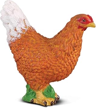 CollectA Farm Life Hen Miniature Toy Figure - Authentic Hand Painted Model