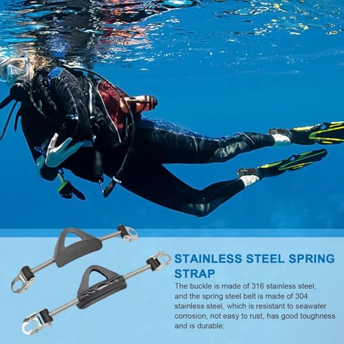Sangles de talon pour équipement de plongée anti-rupture en mer
