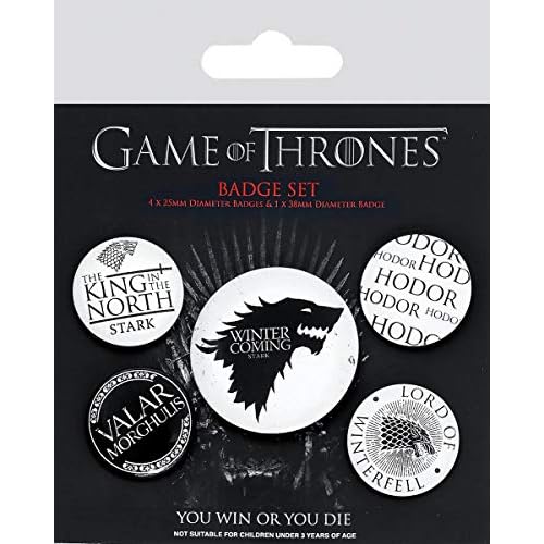 Pyramid International RD-RS461140 Insignia de Game of Thrones Winter is Coming, Multicolor, 10 Inches
