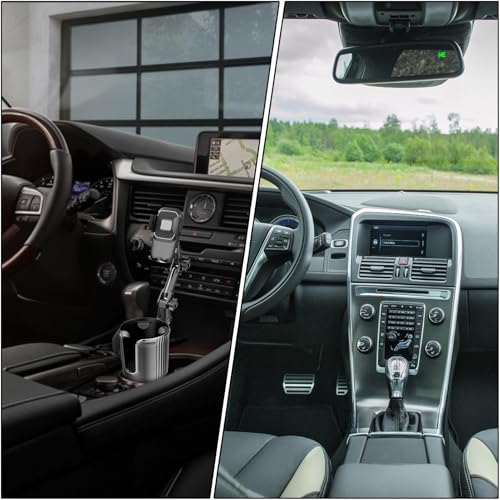 Extenseur de porte-bouteille d'eau de voiture et support téléphone Teksome - 4