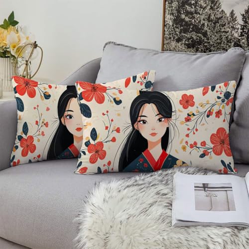 Coussins canapé lavables解决客厅单调 2件套60x40cm天鹅绒抱枕套柔软亲肤 - 4