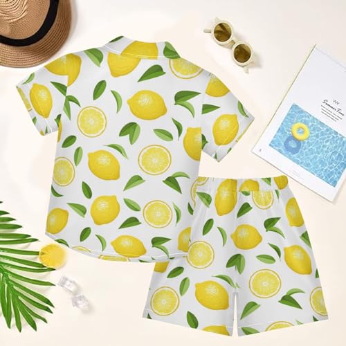 Image of visesunny Little Boys Short Sleeve T-Shirt Beach Shirts for kids children Casual Shorts Set Summer Clothes Outfits