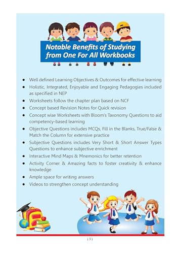 Image of Oswaal One for All Workbook Class 5 General Knowledge & EVS (Set of 2 Books) | 50+ Concept-wise Perforated Worksheets | NEP 2020 & NCF 2023 Aligned | ... | Builds Concept Clarity & Scientific Skills