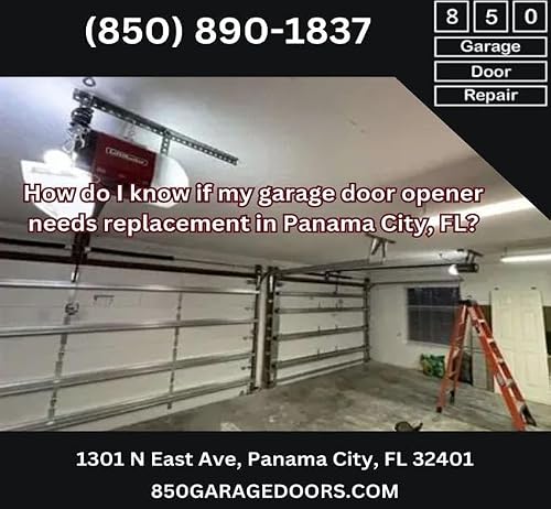 How do I know if my garage door opener needs replacement in Panama City, FL?
