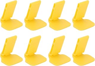 BORDSTRACT 8pcs Dental X Ray Bite Block Mouth Props, Heat Resistant Dental Positioner System for Positioner Holder Yellow