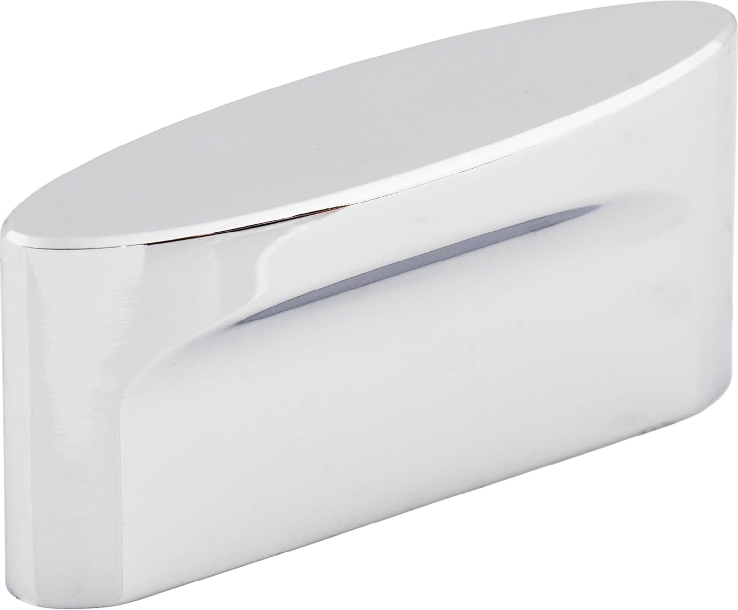 Top Knobs TK74PC Oval Slot Knob Chrome
