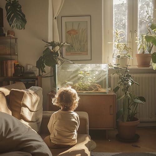 Image of 24 Gallon Rimless Aquarium, Ultra Clear Low Iron Fish Tank | 8mm low iron glass, 23.6 x 15.7 x 15.7 in wide design for aquascaping, planted tanks, betta fish and shrimp