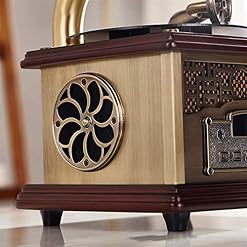 Tourne-Disque Classique rétro, phonographe rétro avec Haut-parleurs sans Fil, enregistreur de décoration de Bureau à… - Les Beatles, Paul McCartney, John Lennon, RIngo Starr, George Harrison Tourne-Disque Classique rétro, phonographe rétro avec Haut-parleurs sans Fil, enregistreur de décoration de Bureau à… – Image 6