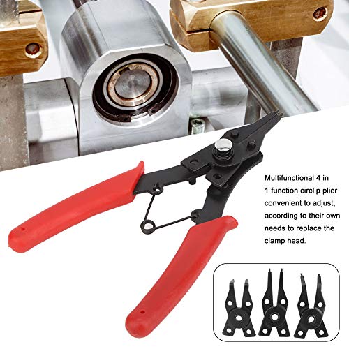 2 Pcs Snap-Ring Pliers, Multifunctional 4 In 1 Premium Steel Circlip Plier, Combination Set With Heads Tool, For Ring Remover Retaining #TOP4
