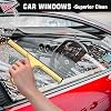 Stainless Steel Shower Squeegee With Hooks - 10-Inch Glass Cleaner For Doors, Windows & Mirrors - View #6