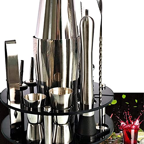 Set de 20 piezas de barra con coctelera de acero inoxidable miniatura 3