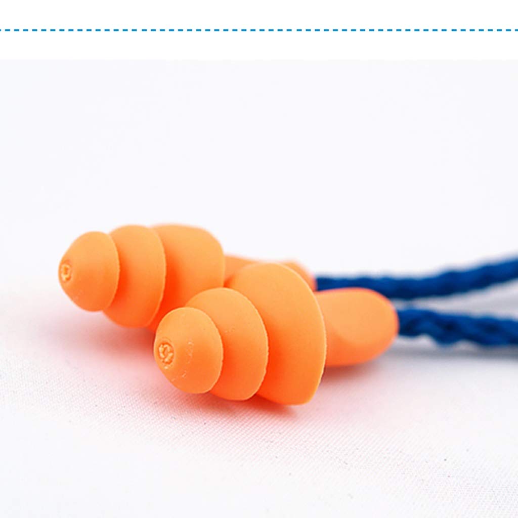 Gehörschutz Earplug Nehmen Sie eine Linie zu Industriearbeits Insurance Noise Reduction Schwimmen Wasserdicht Otitis media Erfahren Geräuschreduzierung (Color : 100 pairs, Size : M)