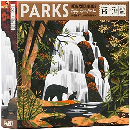 Parks Board Game, a Family and Strategy Game About Hiking, Visiting National Parks, and Making Memories by Keymaster