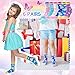 scenicamp 6 Pairs Girls Socks Cute Unicorn Colorful Rainbow Pattern Crew Funny Cotton Fashion Crazy Sock for Kids