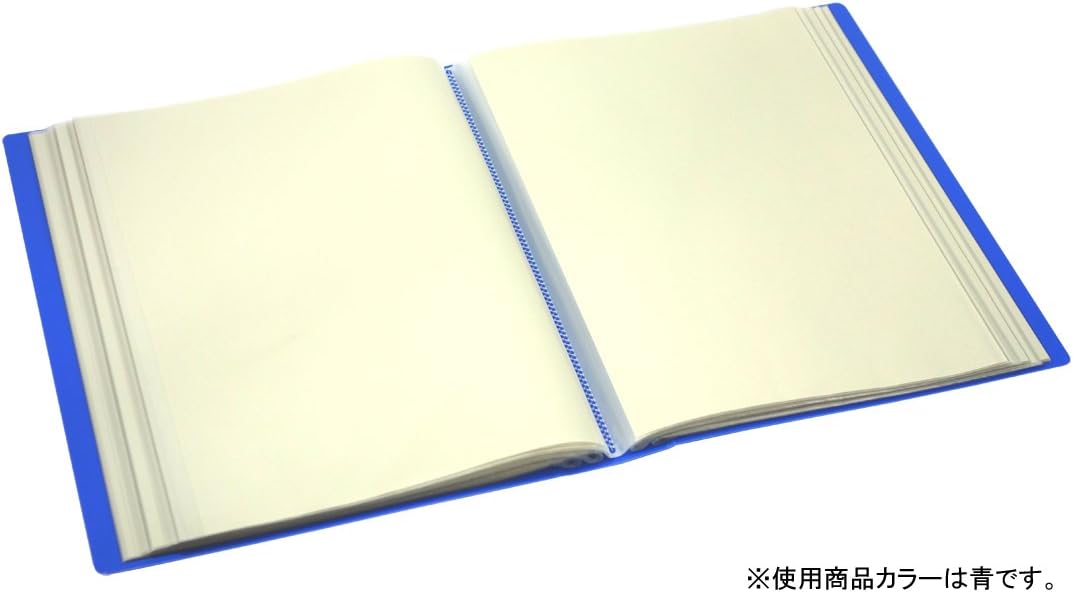 Kokuyo clear book Pojiti A4 100 pocket gray P3 La -L100NDM