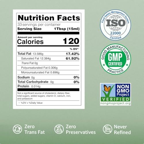 Image of Gramiyaa Cold Pressed Coconut Oil 500 ML | Traditionally Extracted | Chemical-free, Zero Trans-fat Cooking oil | Unrefined oil | Kachi Ghani Coconut oil for Cooking