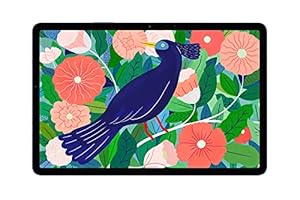 Samsung Galaxy Tab S7, Android Tablet mit Stift, WiFi, 3 Kameras, großer 8.000 mAh Akku, 11,0 Zoll LTPS Display, 128 GB/6 GB RAM, Tablet in blau