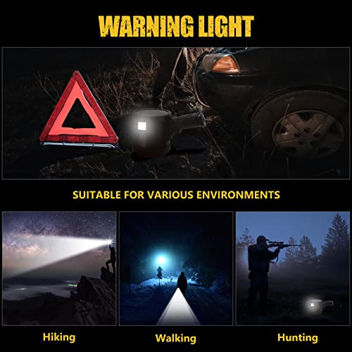 Jsknb Spotlight, 200000 Lumens Super Bright Rechargeable Led Spotlight Flashlight With Tripod, 6 Modes Handheld Spot Lights For Outdoor, Ipx6 Waterproof Solar Flashlight For Marine Hunting Boating #TOP6
