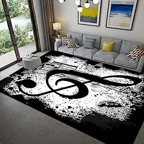 Tapis chic 3D gris noir idéal pour décorer et réchauffer une chambre
