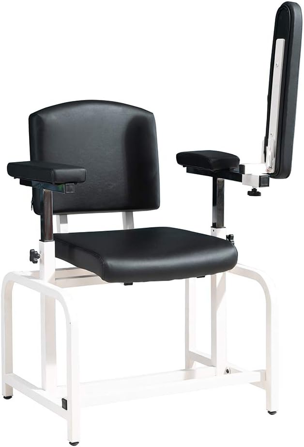 Comfortable Lab Drawing Chair for Lab Spa and Treatment Room （Black）