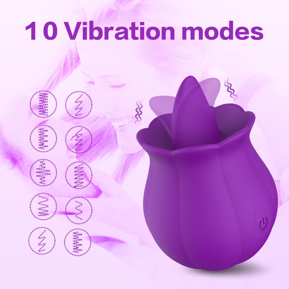 2023 New Women Rose Tongue Suck & Lick Rose 10 Modes Sucker Sucking Toys  Adult The Rose Toy for Women Couples Vibrator Toy (Purple) : Amazon.com.au:  Health, Household & Personal Care