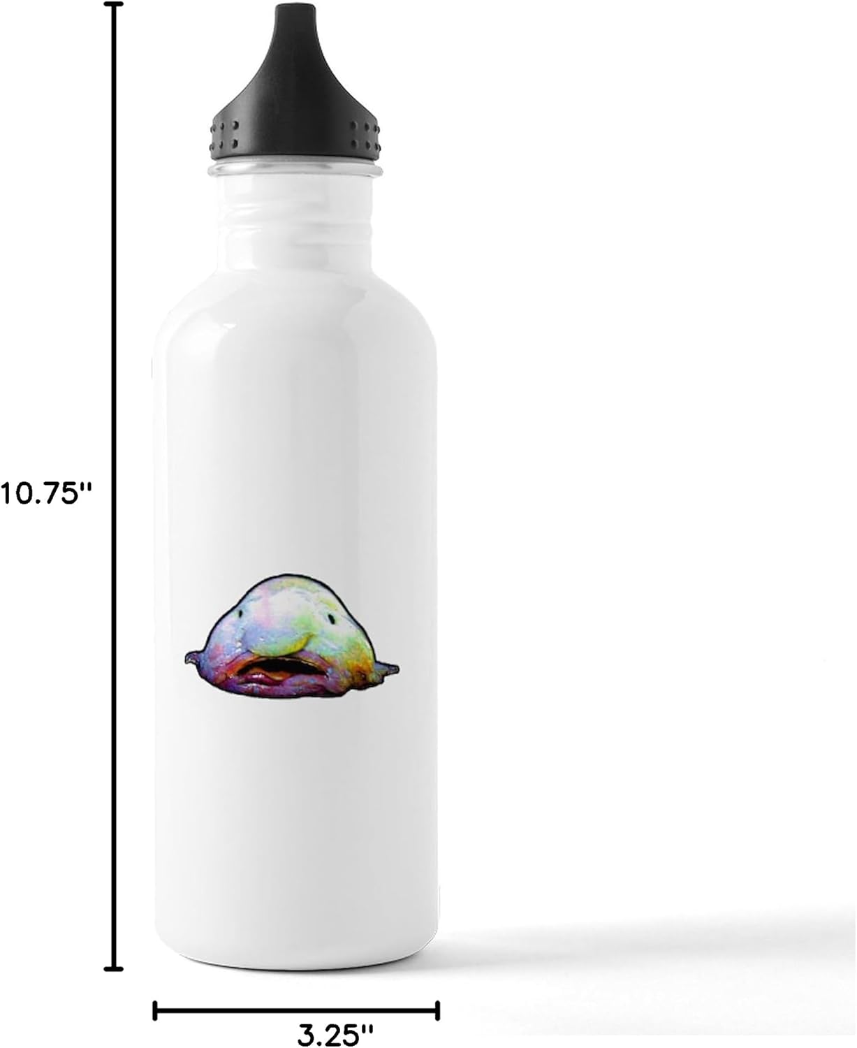CafePress Blobfish, Psychrolutes Marcidus Water Bottle 1.0L (34 oz) Stainless Steel Water Bottle
