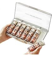 MURRI&MURRDI Upgraded Pill Organizer 3 Times a Day,Daily Pill Box Container with 21 Compartments,...