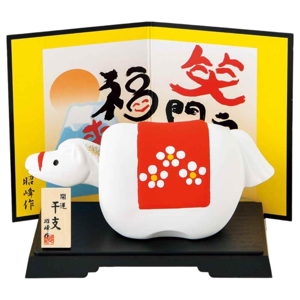 Amazon.co.jp: 干支 未 羊 ひつじ 2027年 置物/開運首振り福未/粗品