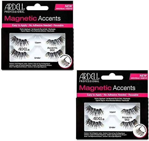Magnetic Lashes Accents 002 2 pair, Black, 1 Count)