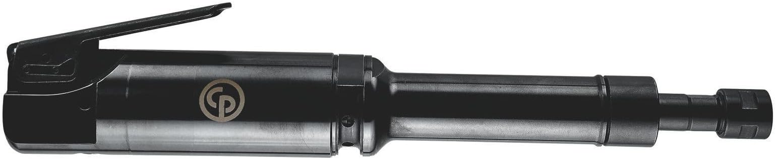Chicago Pneumatic CP9113GES - Air Die Grinder Tool, Welder, Woodworking, Automotive Car Detailing, Stainless Steel Polisher, Heavy Duty, Straight, 1/4 Inch 6 mm, 1.01 HP / 750 W - 25000 RPM