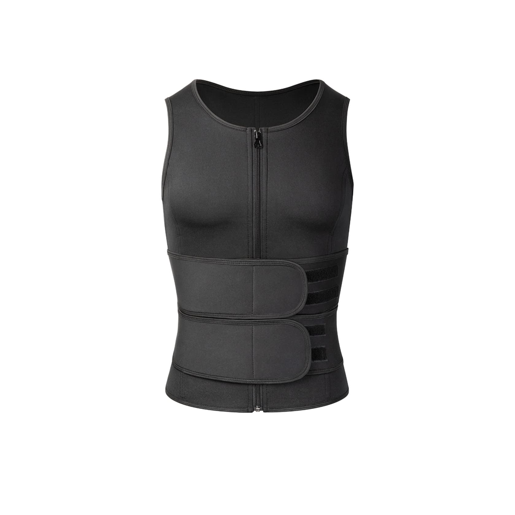Gilet athlétique avec sangles de sudation et compression abdominale - 8