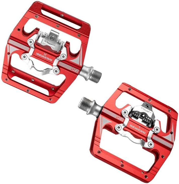 Miniatura 5 de Bike Pedals MTB Pedals for Bicycle Clip Automatic Pedals Platform Mountain Bike Mixed Footrest Double Function Power Meter Pedals