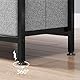Zstar TV-Ständer Kommode mit 2 Schubladen, Entertainment Center für 50-Zoll Fernseher, Verstellbare Füße Metallrahmen Komodenschrank für Wohnzimmer,Flur,Schlafzimmer Dekor