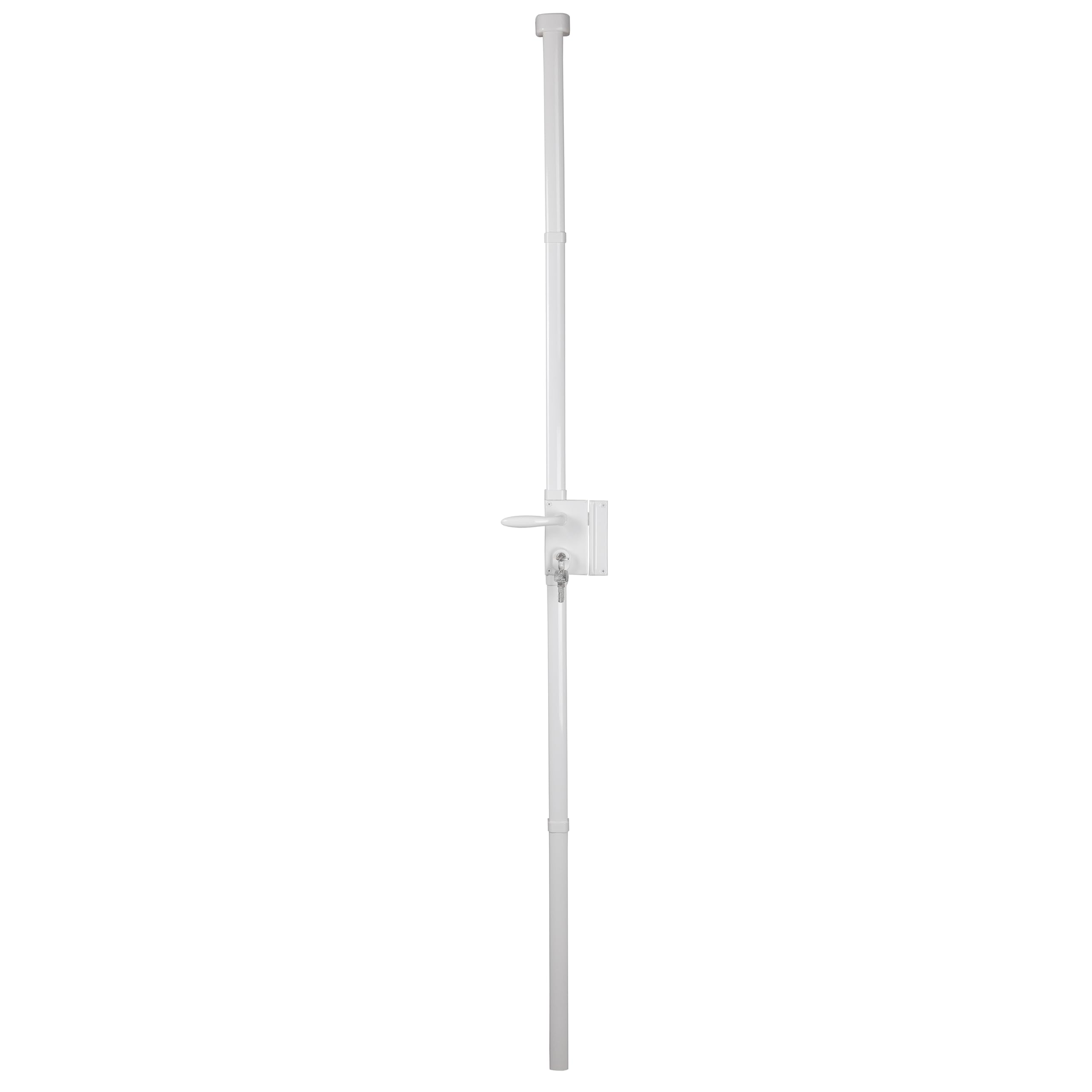 BRICARD Serrure en applique multipoints Astral 74721C, débrayable, blanc, sens droit, fournie avec 5 clés