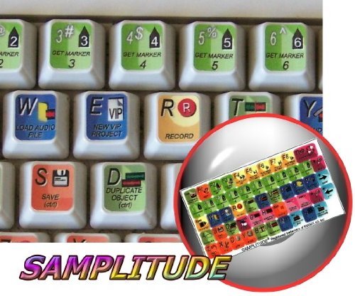 NEW SAMPLITUDE STICKERS for KEYBOARD