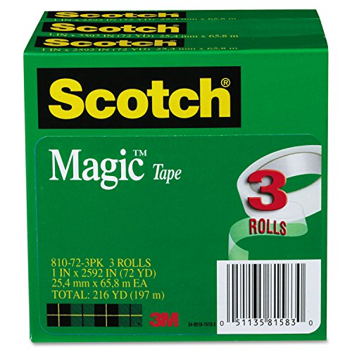 Scotch Magic Tape pour réparer un document déchiré sans laisser de trace au scanner