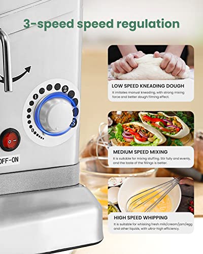 Huanyu-Commercial-Stand-Mixer-10QT-500W-Electric-Dough-Blender-with-Stainless-Steel-Bowl-Dough-Hook-Flat-Beater-Whisk-3-In-1-Multifunctional-Food-Mixing-Machine-180-Agitating-Home-Use-110V-USplug