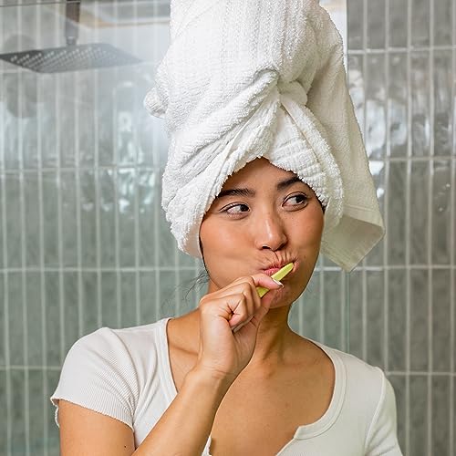 Cocofloss Cocobrush, Ultra-Soft Manual Toothbrush, Dentist-Designed, Gentle on Gums, Made from Recycled Plastic, Rainbow Set, Multipack of 4 - Image 6