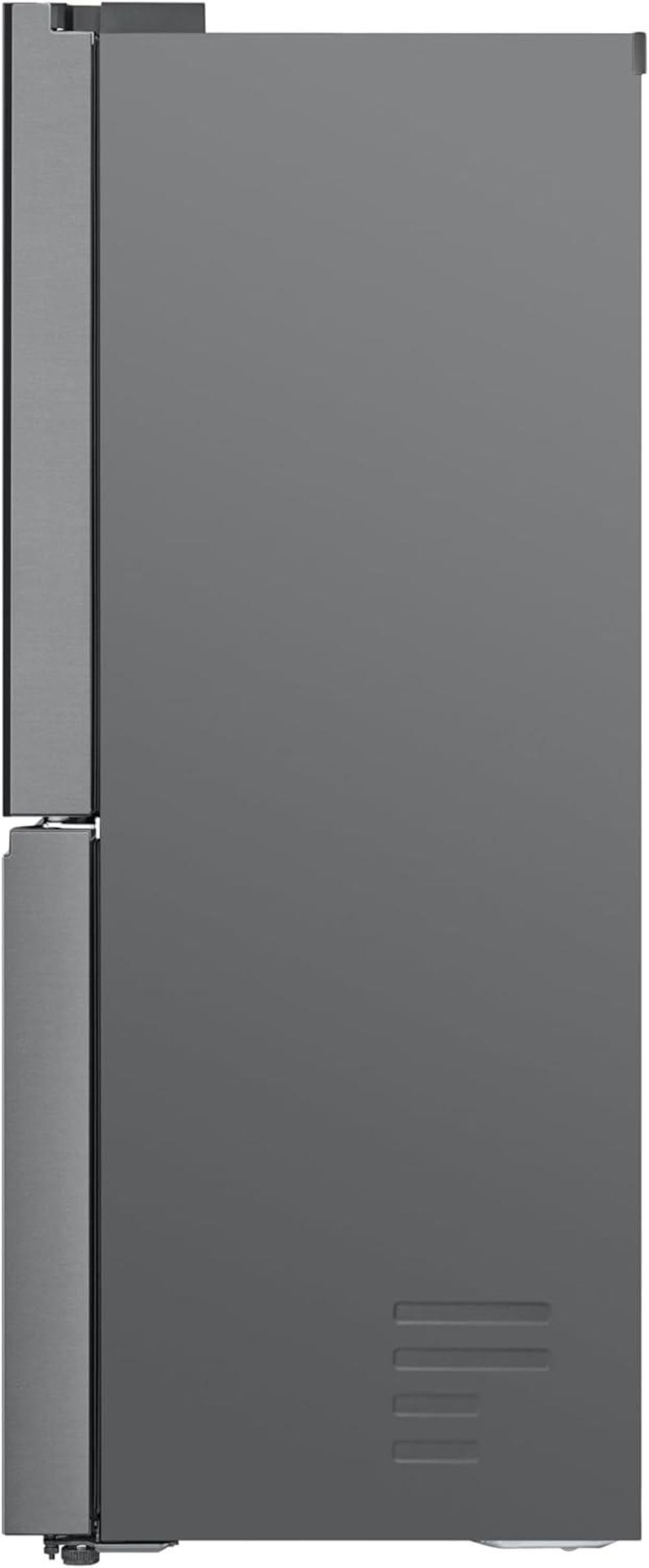 LG GMG861MBAE SLIM Multi-Door Kühlschrank mit Gefrierfach (508 L, Energieklasse E) mit InstaView, Eis- und Wasserspender, UVNano, Total No Frost, Silber