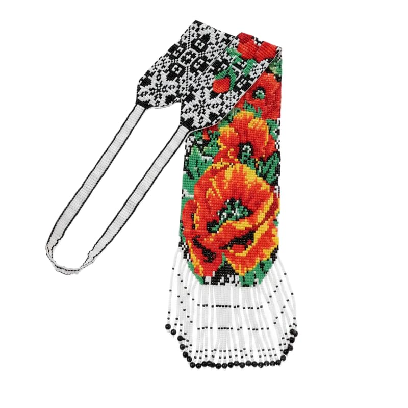 Collier ukrainien Gerdan en perles de rocaille, le cadeau artisanal porteur d'histoire
