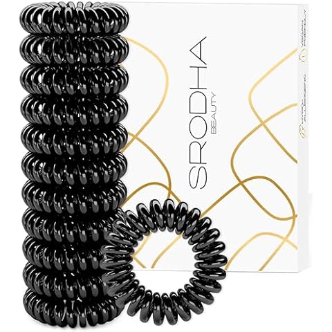 SRODHA Spiral Hair Bands for All Hair Types Cover