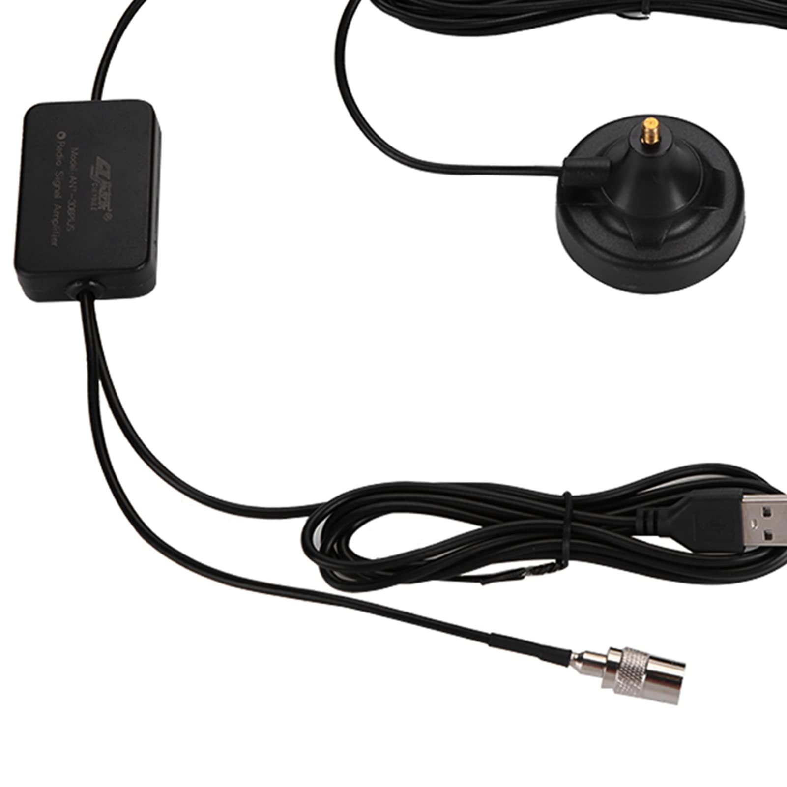 Amplificateur Antenne Intérieure FM avec Tige USB pour Radio Stéréo, Tuner HiFi et Récepteur AV
