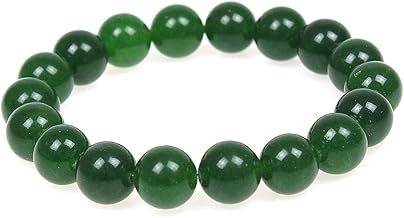 MJDCB Natural Gemstone Bead Bracelets 10 mm Chakra Stones Bracelet