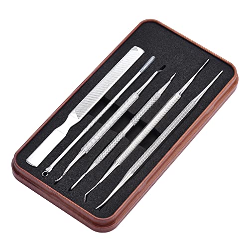 Bcabo Premium 7Pcs/Set Stainless Steel Ingrown Toenail File And Lifter Double Sided Ingrown Toenail Care Set #TOP2