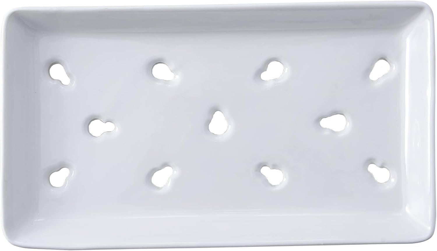 Rectangular Sushi Dinner Plate, 8 4/5 inches, 24 Pack, White, 8.8x4.92x1.1inch, A25715